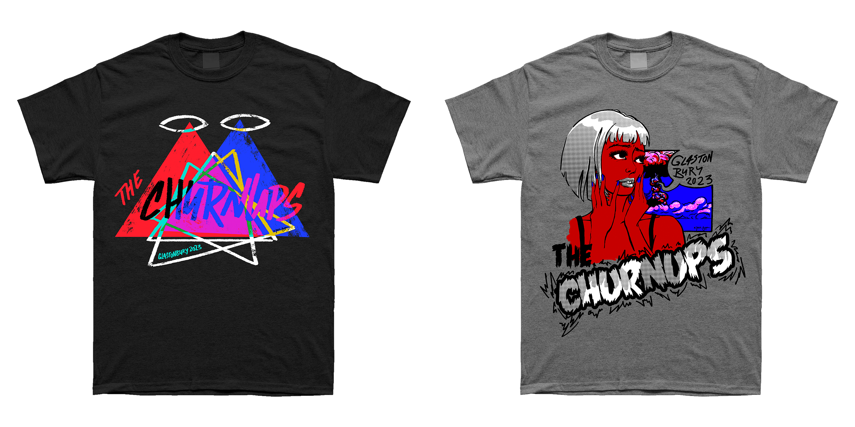 The Churnups t-shirts